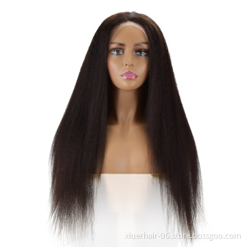 RTS Brazilian Long Women Hd Full Virgin Cuticle Aligned For Black Women Human Hair Wigs Lace Front